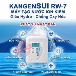 Máy Lọc Nước Ion Kiềm Sanwa RW-7 Bảo hành 5 năm