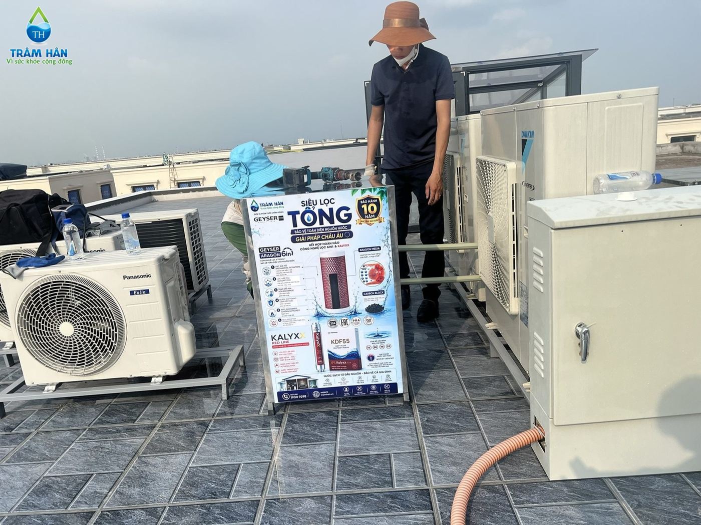Đấu nối Siêu lọc tổng Geyser cho biệt thự